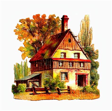 farm house metal clipart|old rural house clip art.